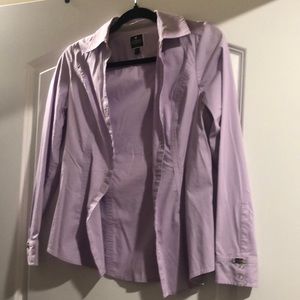 Express lilac button down, just a small stain on the collar (barely noticeable)